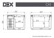 Автохолодильник компрессорный Dex C-10 (10 л), 12/24/220 В с нагревом