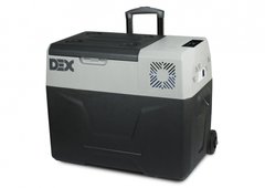 Автохолодильник компрессорный DEX CX-40 на колесиках, с ручкой