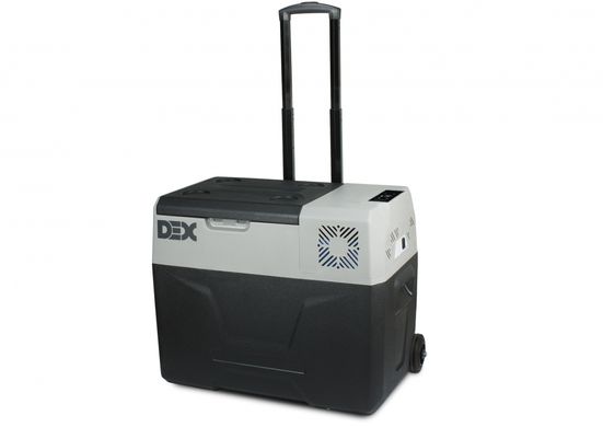 Автохолодильник компрессорный DEX CX-40 на колесиках, с ручкой