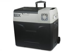Автохолодильник компрессорный DEX CX-50 на колесиках, с ручкой