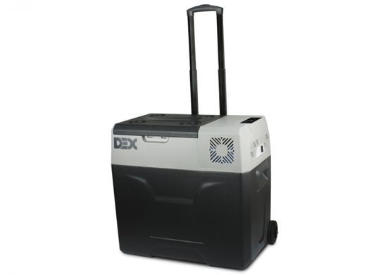 Автохолодильник компрессорный DEX CX-50 на колесиках, с ручкой