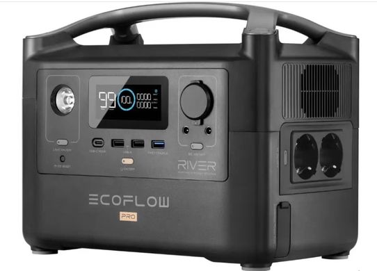 Комплект портативная зарядная станция EcoFlow RIVER Pro 720 Вт + дополнительная батарея